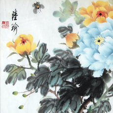金陵牡丹王-陆瑜|陆牡丹|陆瑜牡丹画院